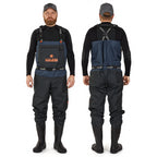 Norfin kahluuhousut saappailla Pilot Bootfoot, musta 46 - XXL