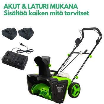 Akkulumilinko 20'' / 50 cm – Li-ion, 285 mm työskentelysyvyys, jopa 7 m