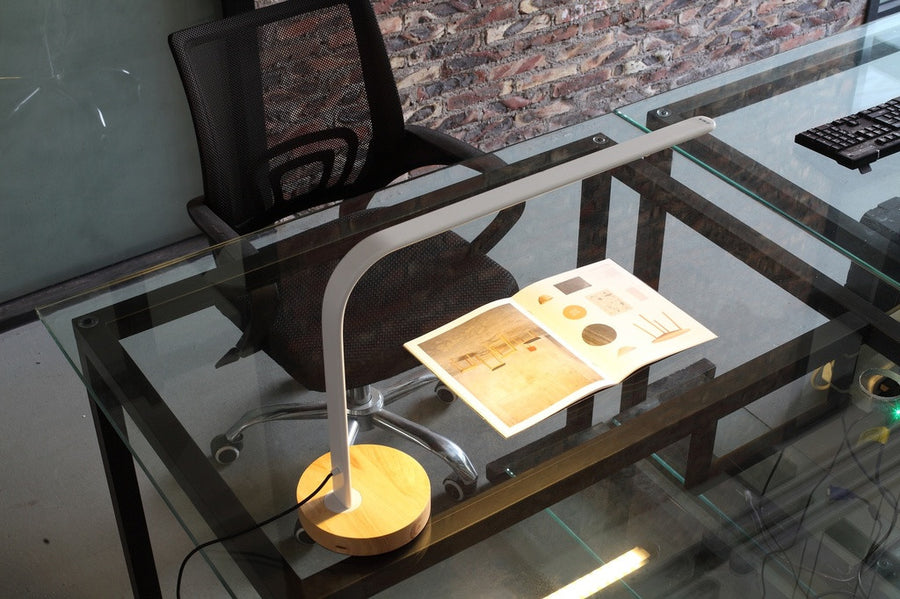 Mumoon bordslampa Rail silver