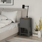 Chic Home Elma yöpöytä L30xS30xK55 cm, antrasiitti