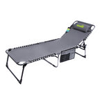 Norfin retkisänky Halkia, harmaa