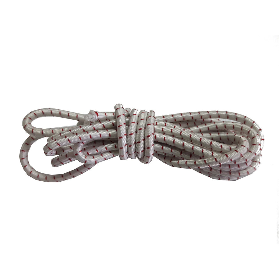 Fjord Nansen flexibelt tältrep 3 mm, gummi, vitt 10 m