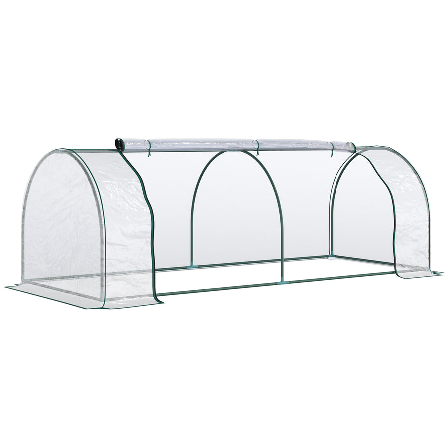 Tunnelväxthus 250x100x80cm, Transparent