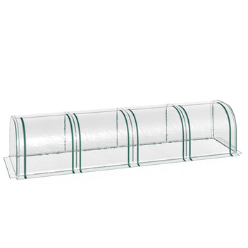 Tunnelväxthus 395 x 100 x 80 cm, transparent