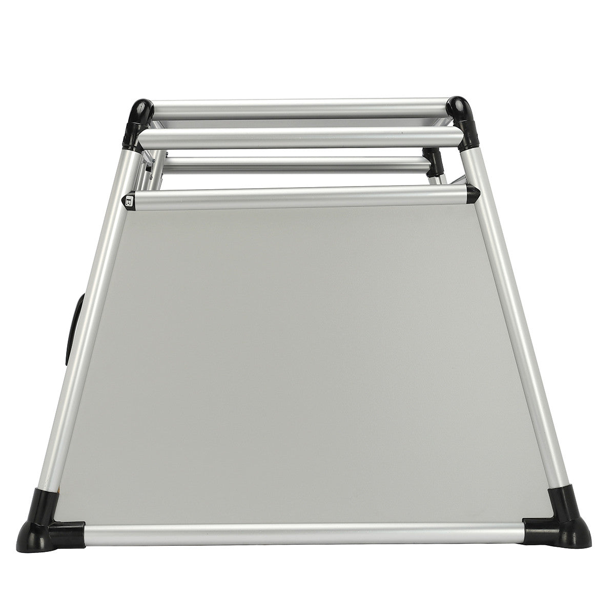 Koiran kuljetushäkki 81 x 56 x 64 cm – alumiinirunko, MDF-paneelit, pyöristetyt putket