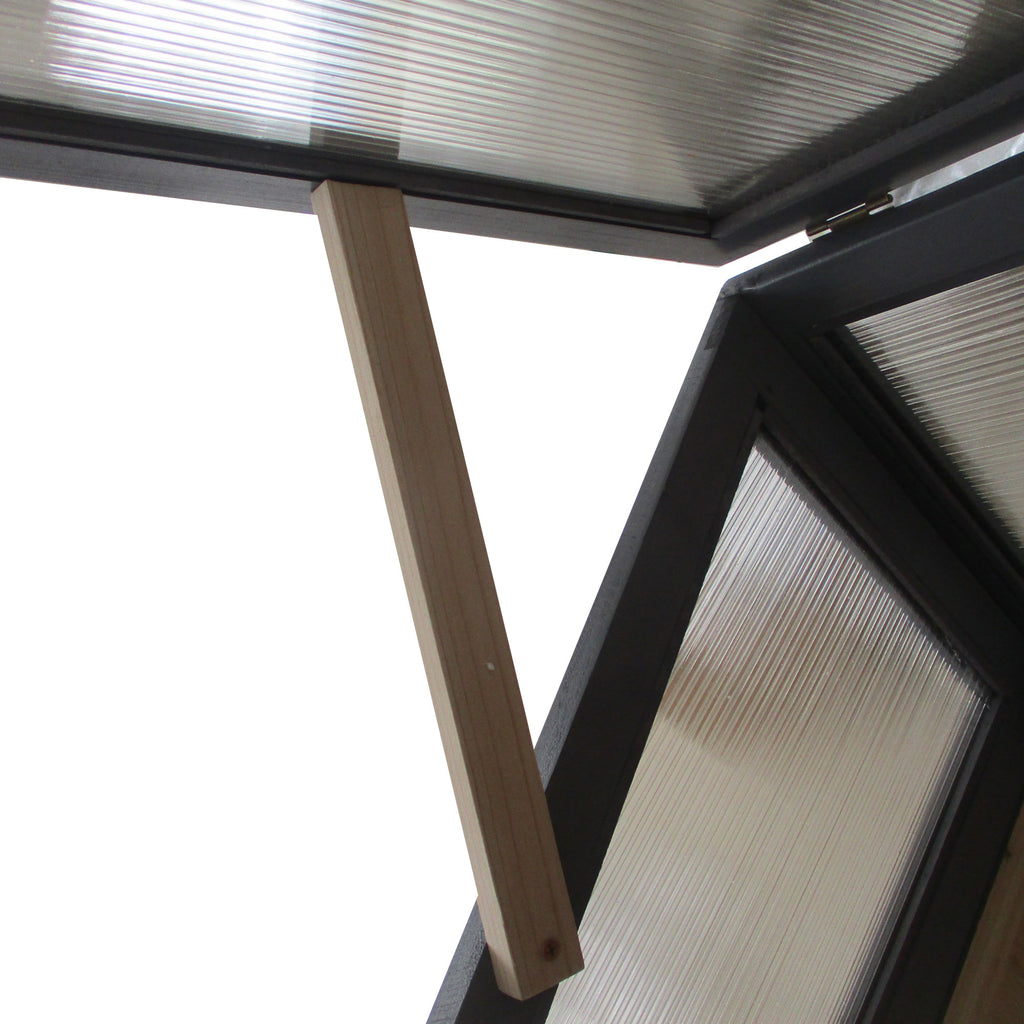 2in1 Korotettu Istutuslaatikko / Pienkasvihuone 120 x 54 x 112/122 cm Harmaa