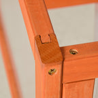 Pieni Kasvihuone / Istutuslaatikko Kuusipuusta 90 x 46 x 40 cm Oranssi