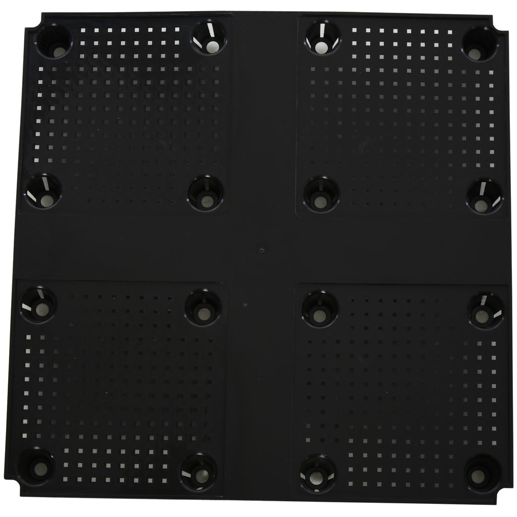 Korotettu Istutuslaatikko Polyrottinki 40 x 40 x 44 cm Tummanruskea