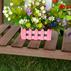 Korotettu Istutuslaatikko Kuusipuusta 123 x 54 x 80 cm Ruskea