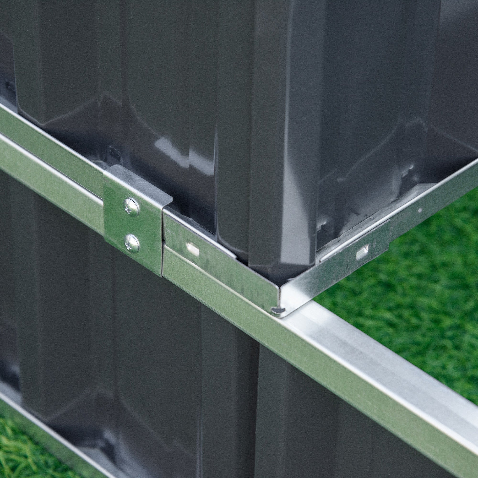 Istutuslaatikko 3-Kerrosta 118 x 118 x 62 cm Kuusipuusta Harmaa