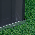 Istutuslaatikko 3-Kerrosta 118 x 118 x 62 cm Kuusipuusta Harmaa