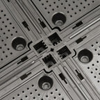 Korotettu Istutuslaatikko 6kpl 40 x 40 x 44 cm Ruskea