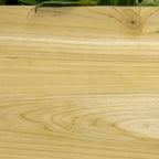 Korotettu Istutuslaatikko Säleiköllä 80 cm x 30 cm x 125 cm Musta / Natural