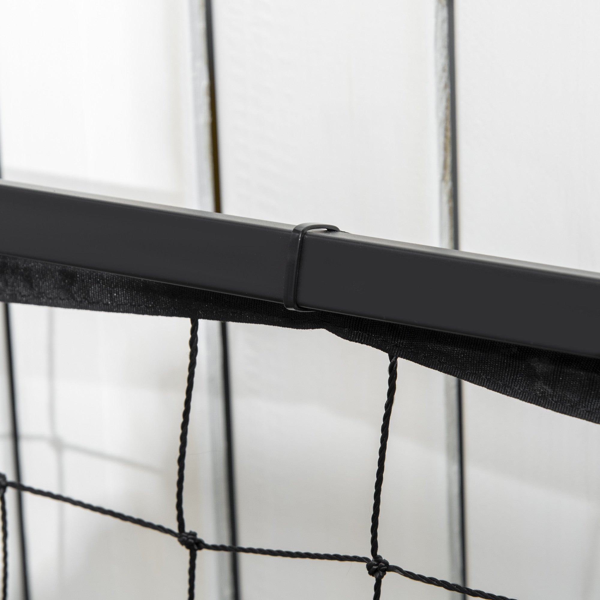 Korotettu Istutuslaatikko Säleiköllä 80 cm x 30 cm x 125 cm Musta / Natural