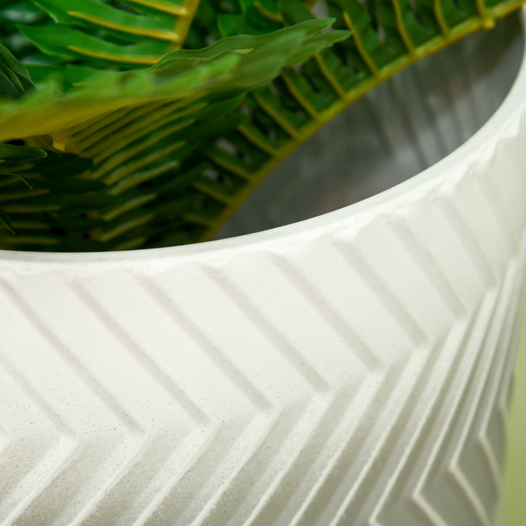 Istutuslaatikot / Kukkatelineet, 2-osainen Setti 30 x 30 x 67 cm Teräs