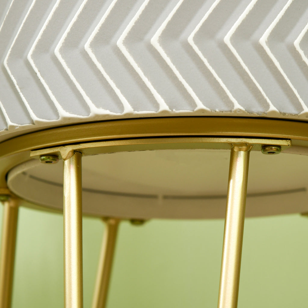 Istutuslaatikot / Kukkatelineet, 2-osainen Setti 30 x 30 x 67 cm Teräs