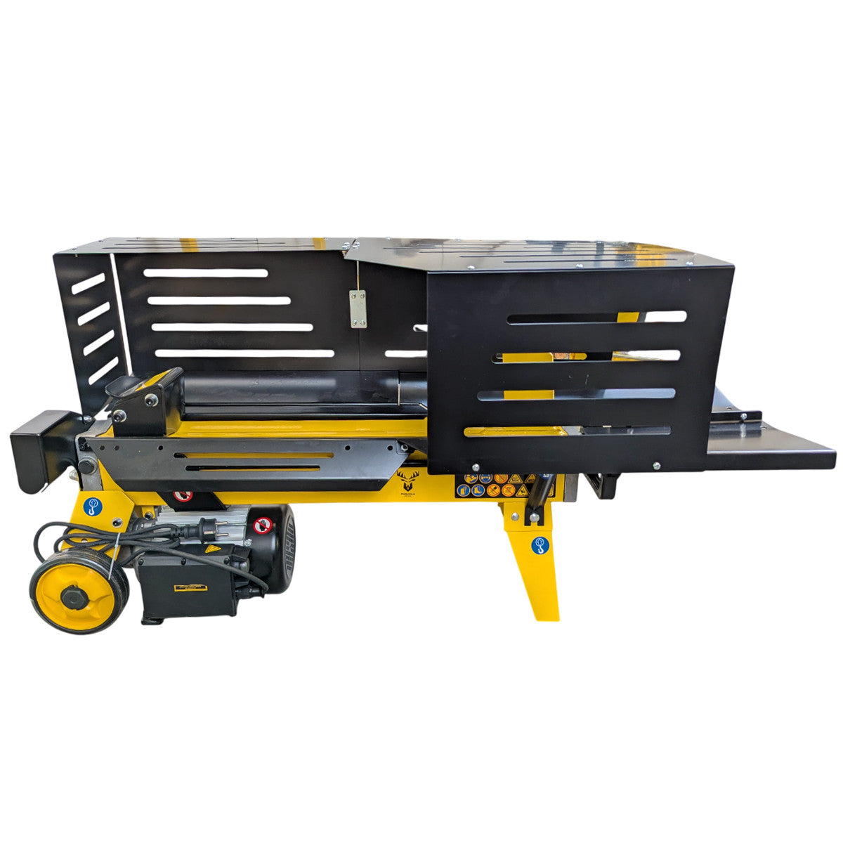 Halkomakone 5 t – 2200 W, 52 cm halkopituus, siirtopyörät