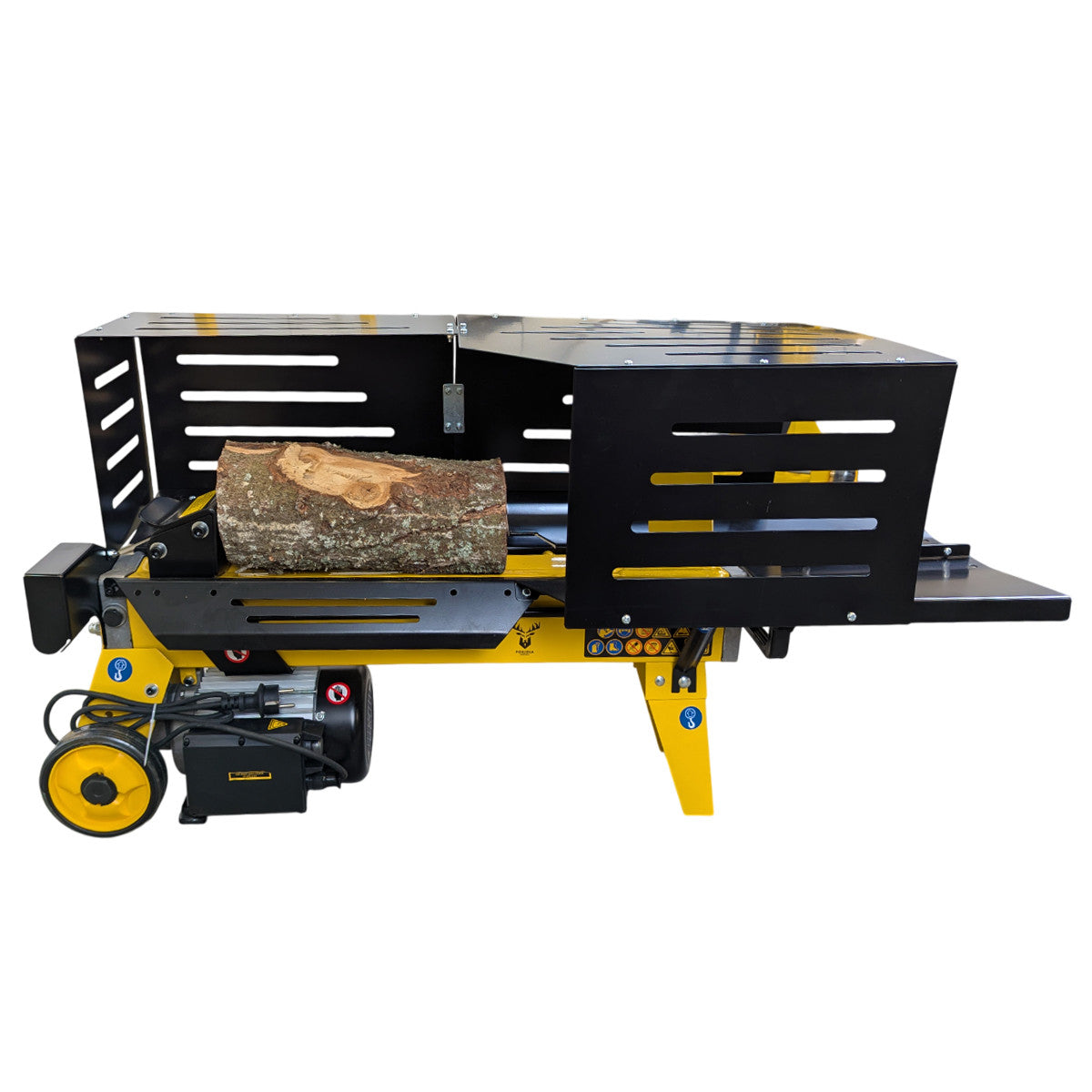 Halkomakone 5 t – 2200 W, 52 cm halkopituus, siirtopyörät