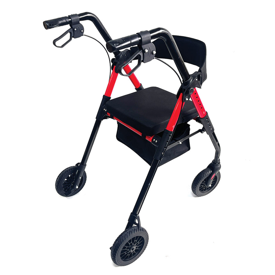 VARMA Rollator Comfort+, Förvaringsväska, Röd