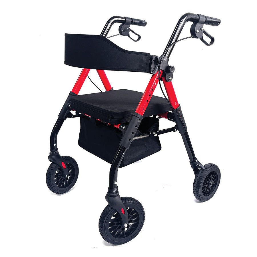 VARMA Rollator Comfort+, Förvaringsväska, Röd