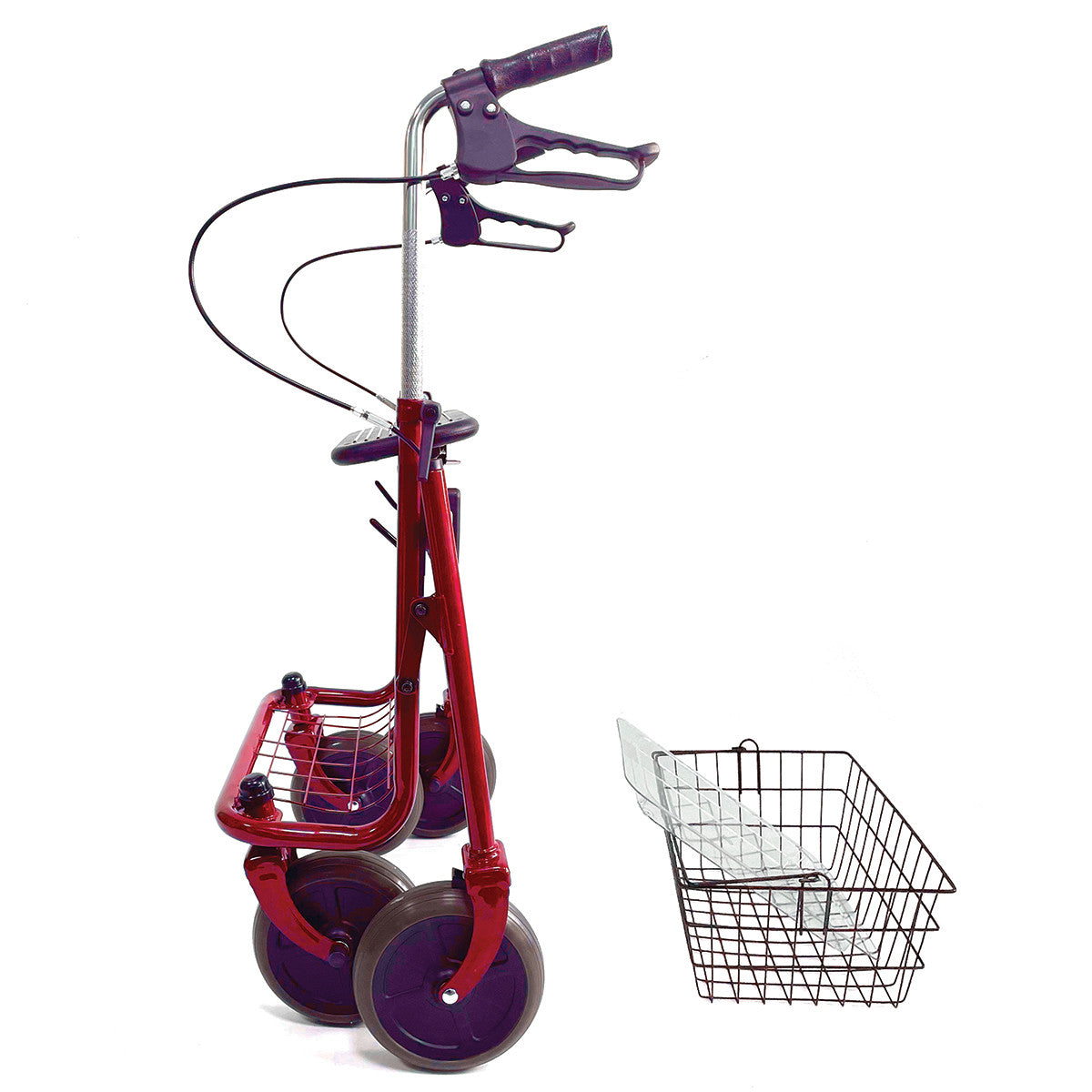 OUTLET! VARMA Rollaattori Korilla, Sisä- Ja Ulkokäyttöön, Punainen