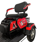 POHJOLA MOTORS Senioriskootteri 1000W etukorilla, 25km/h, 48V20AH, Punainen