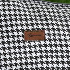 Taitettava Aurinkotuoli, 68 x 186 x 48 cm, Musta / Valkoinen