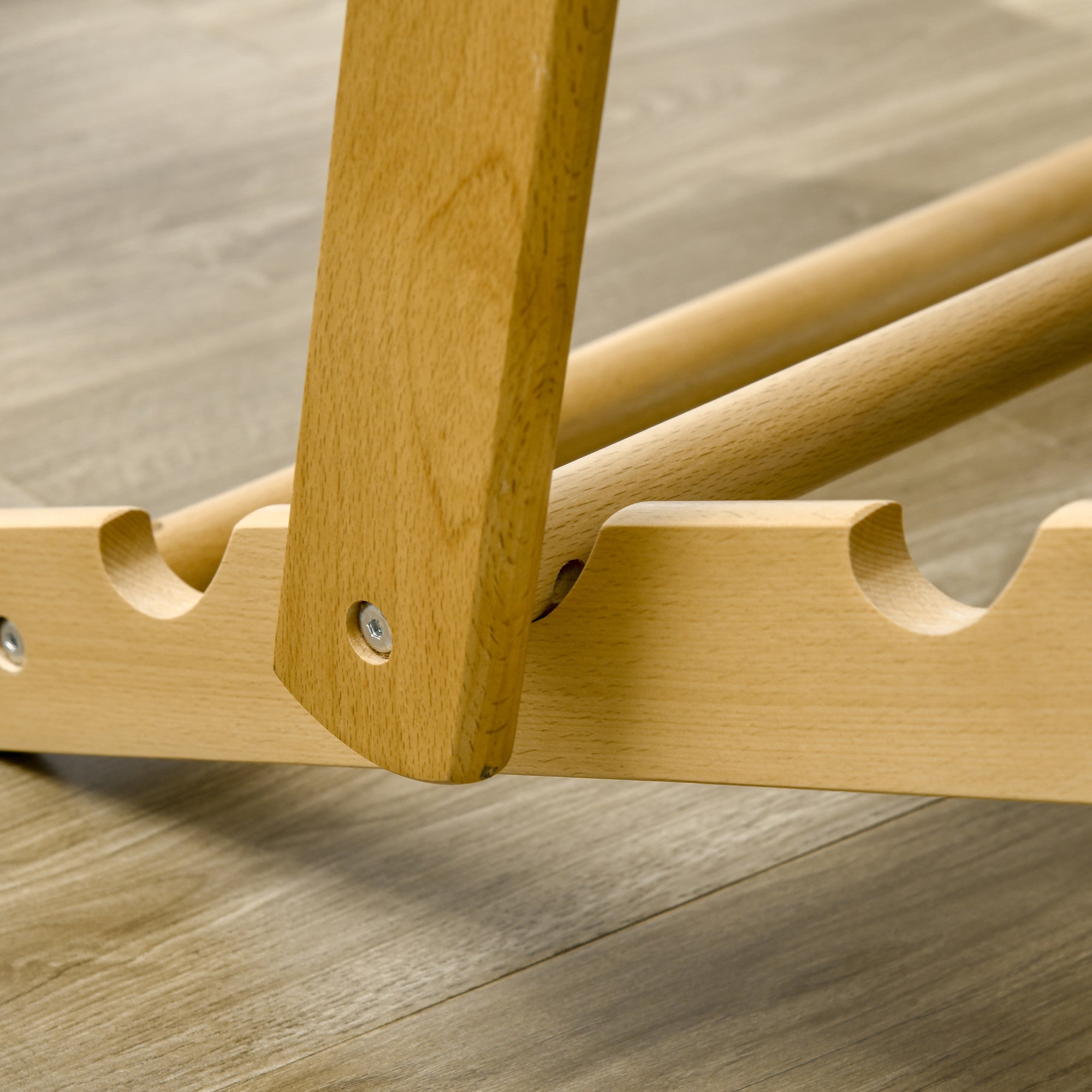 Lepotuoli Säädettävällä Selkänojalla, Pyökki, 71 x 89 x 96 cm, Ruskea