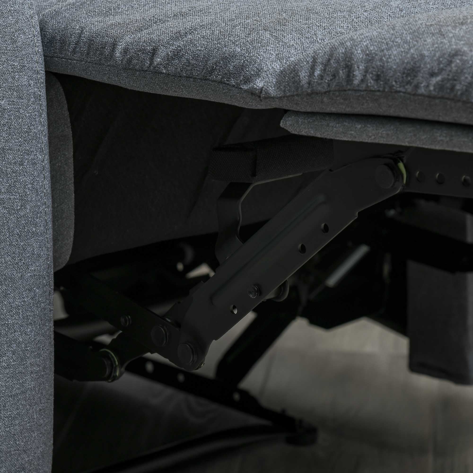 Mekanismituoli 87 x 96 x 98 cm Vaaleanharmaa