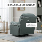 Keinuva Mekanismituoli Kääntöalustalla 93 x 100 x 98 cm Vihreä