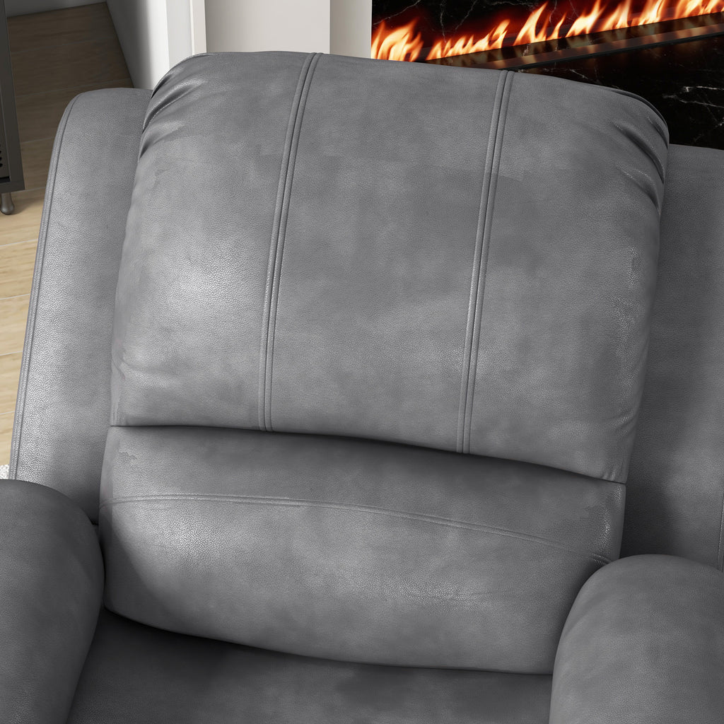 Mekanismituoli Keinutoiminnolla Ja Mukitelineellä 87 x 95 x 102 cm Harmaa