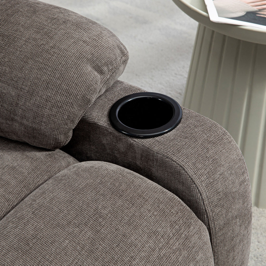 Mekanismituoli Keinutoiminnolla Ja Kääntöalustalla 88 x 96 x 108 cm Ruskea