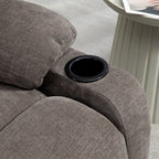 Mekanismituoli Keinutoiminnolla Ja Kääntöalustalla 88 x 96 x 108 cm Ruskea