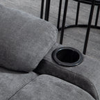 Mekanismituoli Keinutoiminnolla Ja Kääntöalustalla 88 x 96 x 108 cm Tummanharmaa