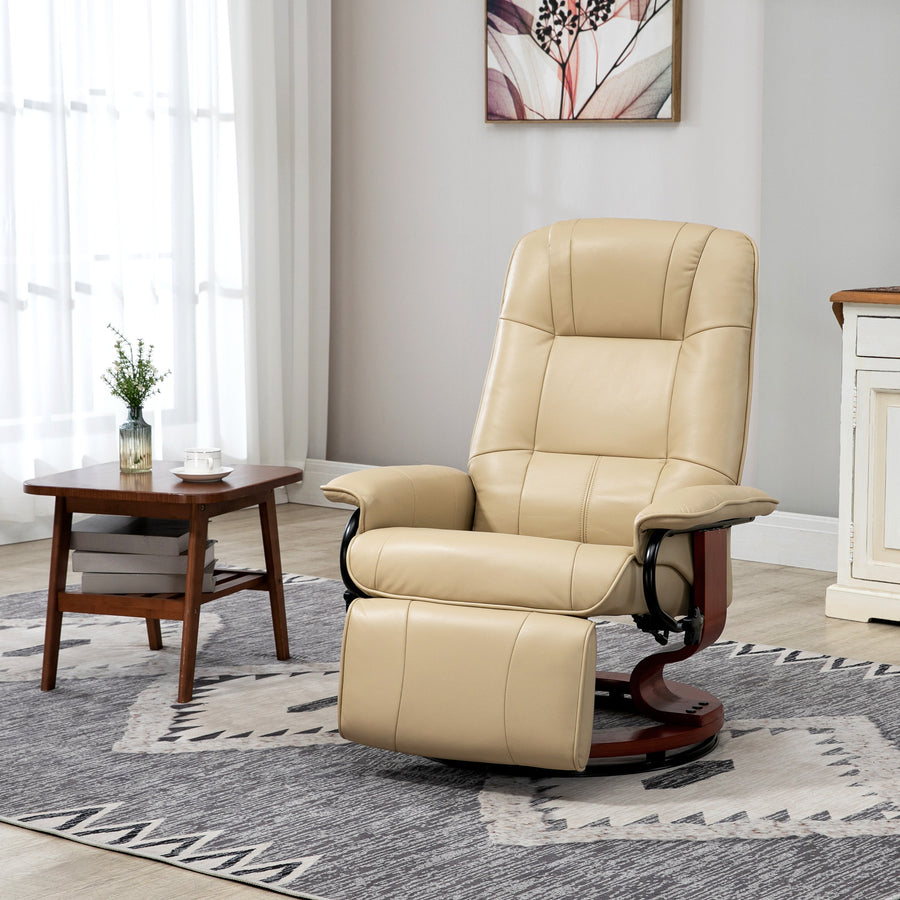 Mekanisk stol på svängbar bas 78 x 87 x 100 cm Beige