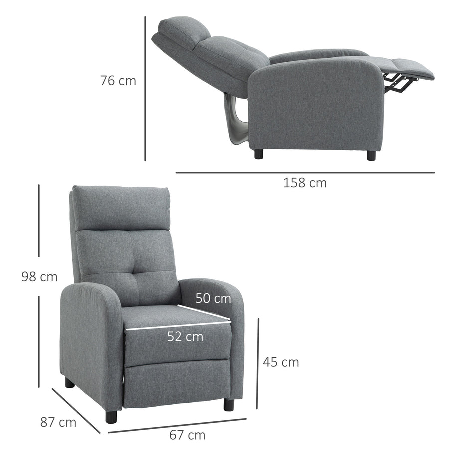 Mekanisk stol 67 x 87 x 98 cm Grå