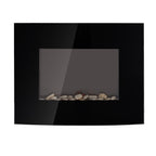 Sähkötakka 900/1800W LED 65 x 11,4 x 52 cm Musta