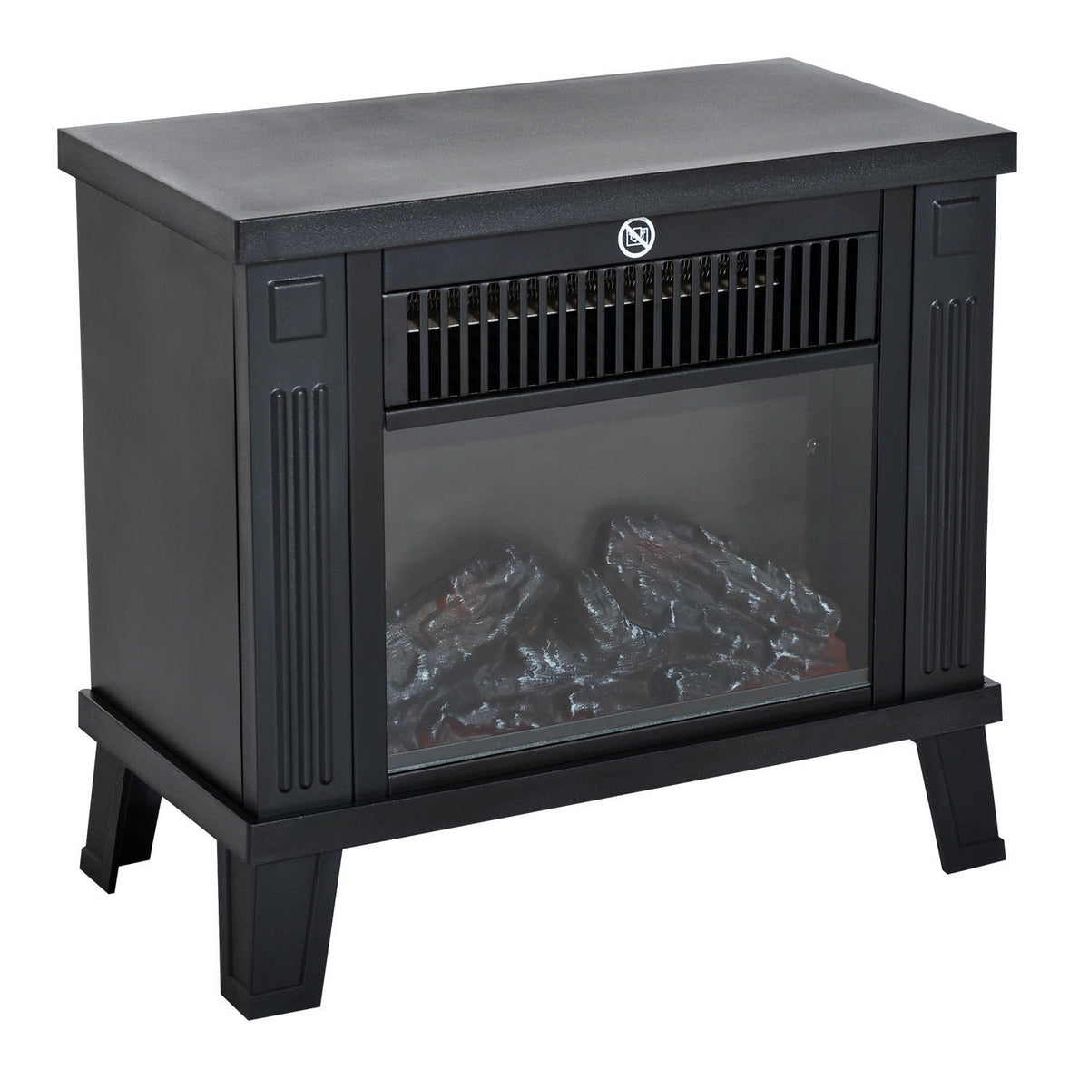 Pieni Sähkötakka 600/1200W 34 x 17 x 31 cm Musta