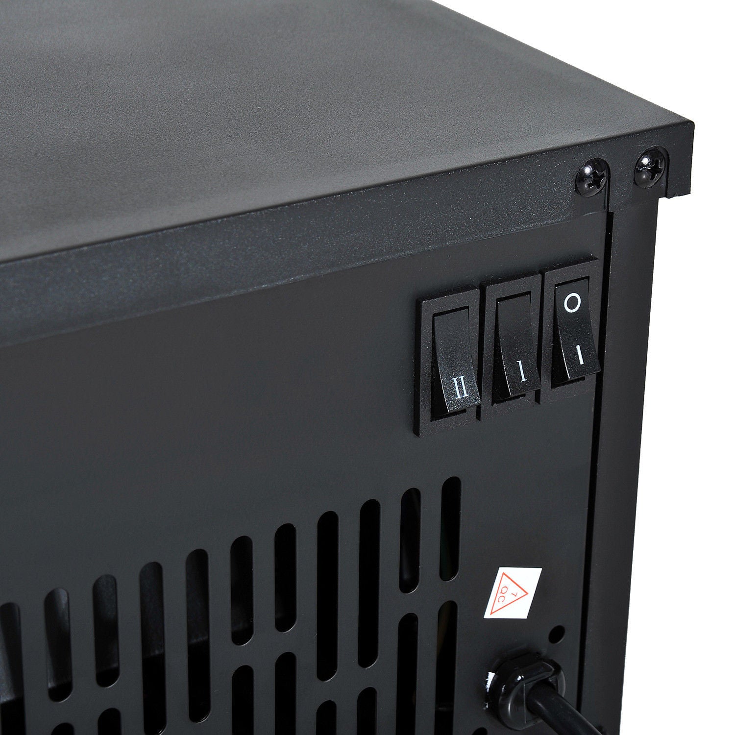 Pieni Sähkötakka 600/1200W 34 x 17 x 31 cm Musta