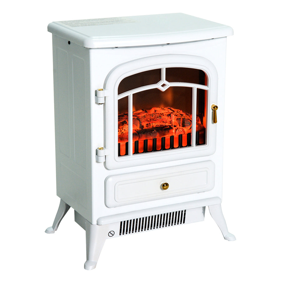 Elvärmare 950/1850 W 45 x 28 x 54 cm Vit