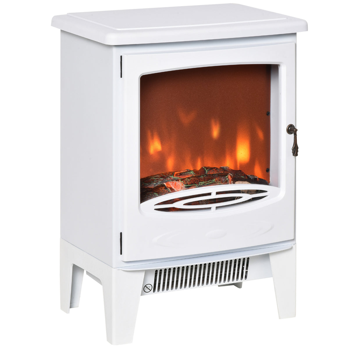 LED Sähkötakka 900/1800W 39 x 26 x 54.8 cm Valkoinen