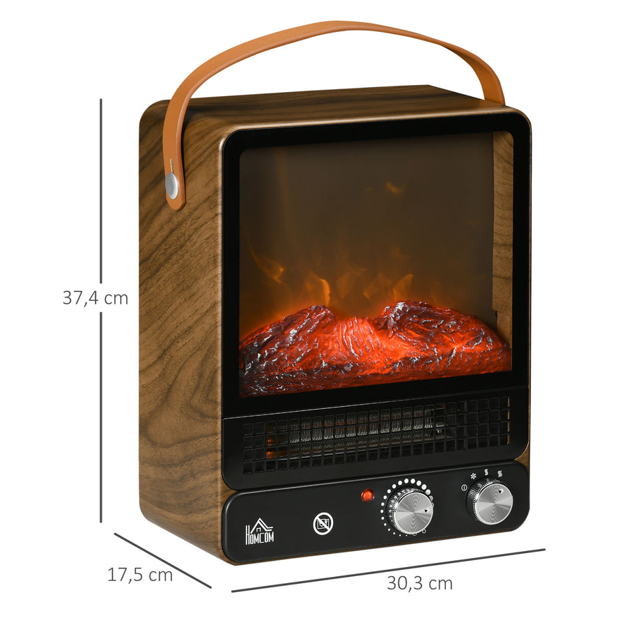 Sähkötakka 750/1500W 30.3 x 17.5 x 37.4 cm Ruskea