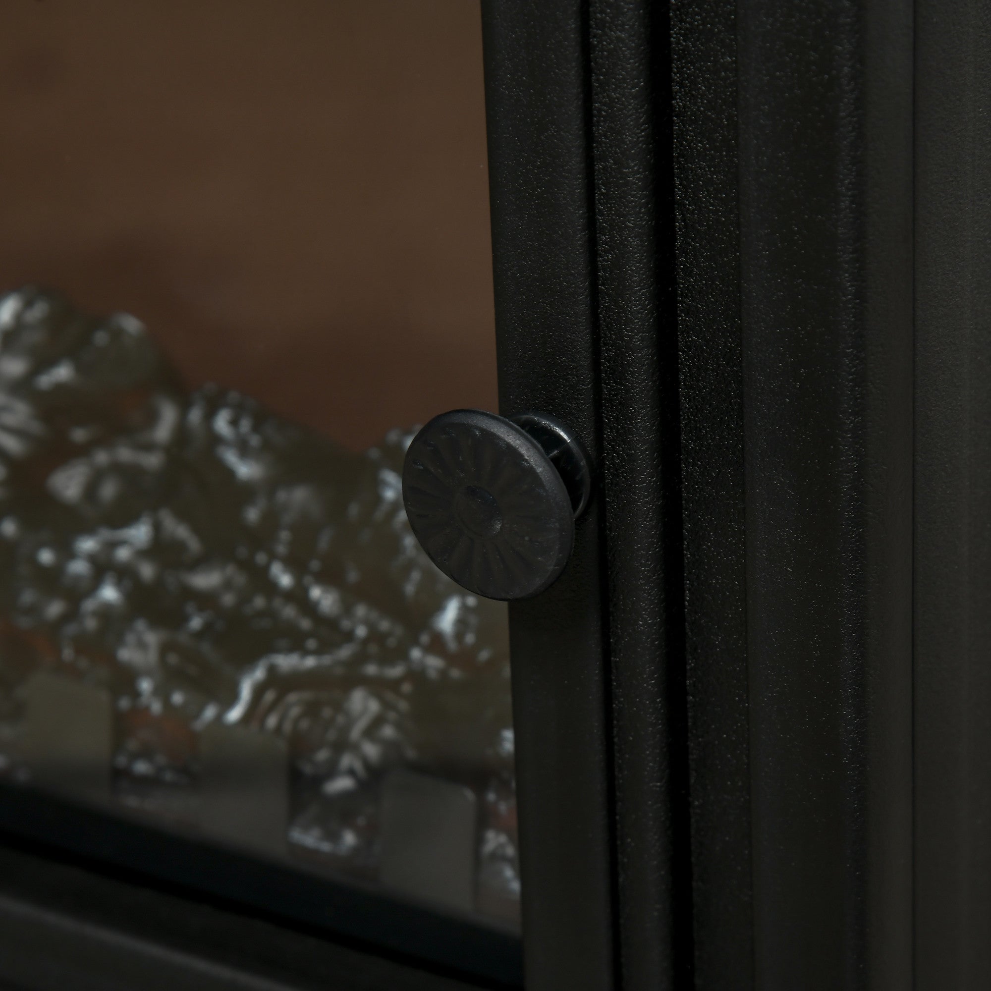 LED Sähkötakka 1000W/2000W 36.5 x 24 x 45.5 cm Musta