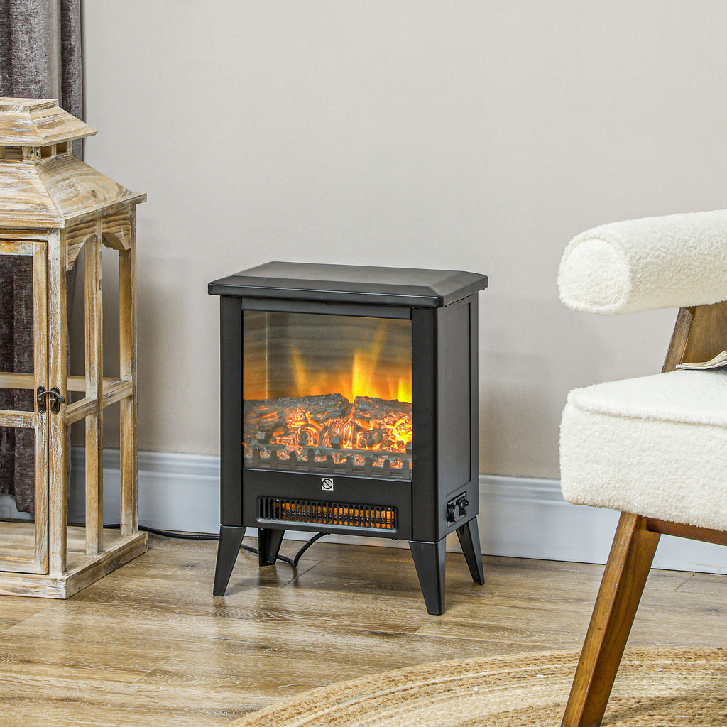 LED Sähkötakka 1800W 36 x 21 x 47 cm Musta