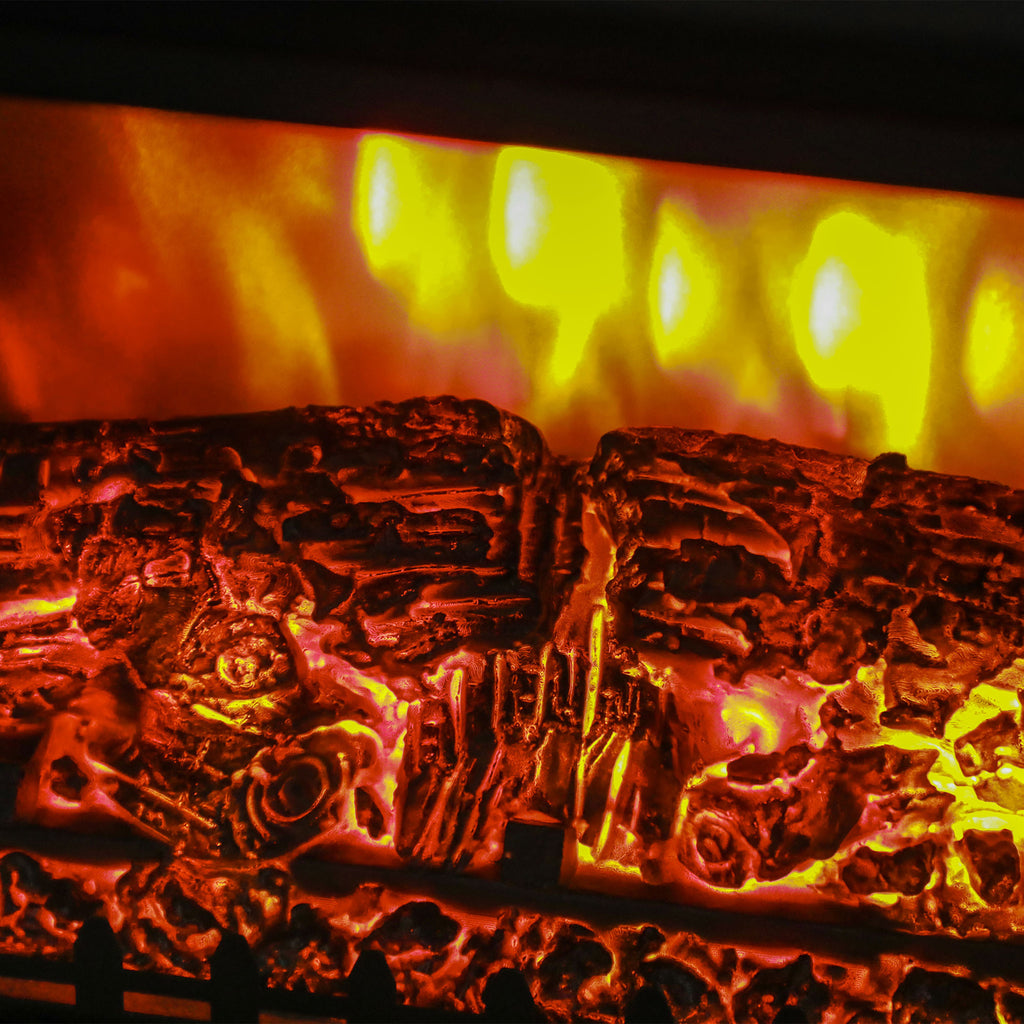 LED Sähkötakka 1800W 36 x 21 x 47 cm Musta