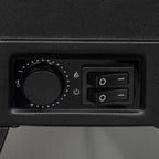 LED Sähkötakka 1800W 36 x 21 x 47 cm Musta