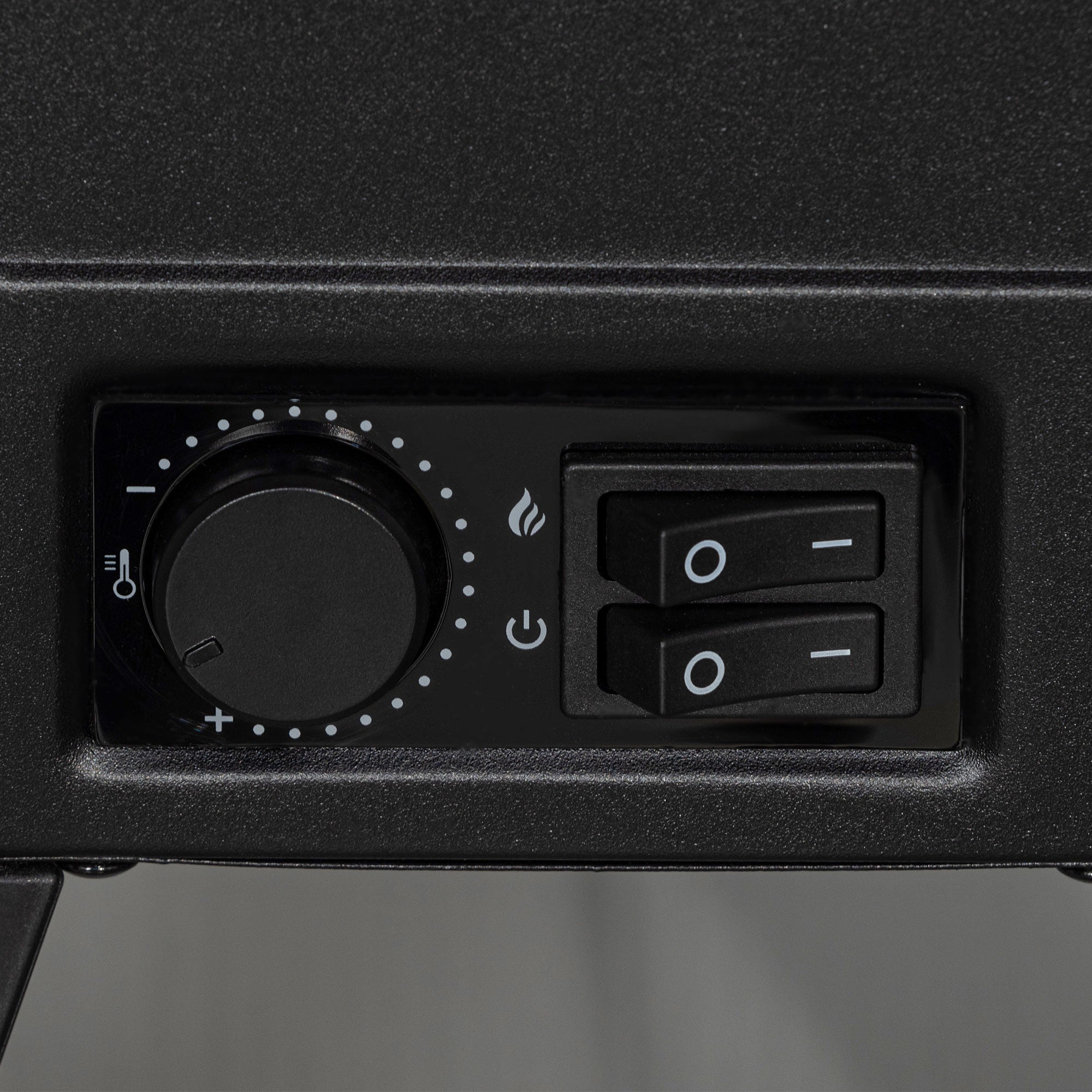 LED Sähkötakka 1800W 36 x 21 x 47 cm Musta