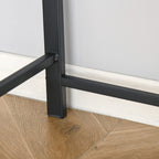 Tietokonepöytä / Työpöytä, 84 x 45 x 85 cm, Pähkinä/Musta