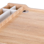 Tietokonepöytä Säilytyslokeroilla, 100 x 55 x 81.5 cm, Natural