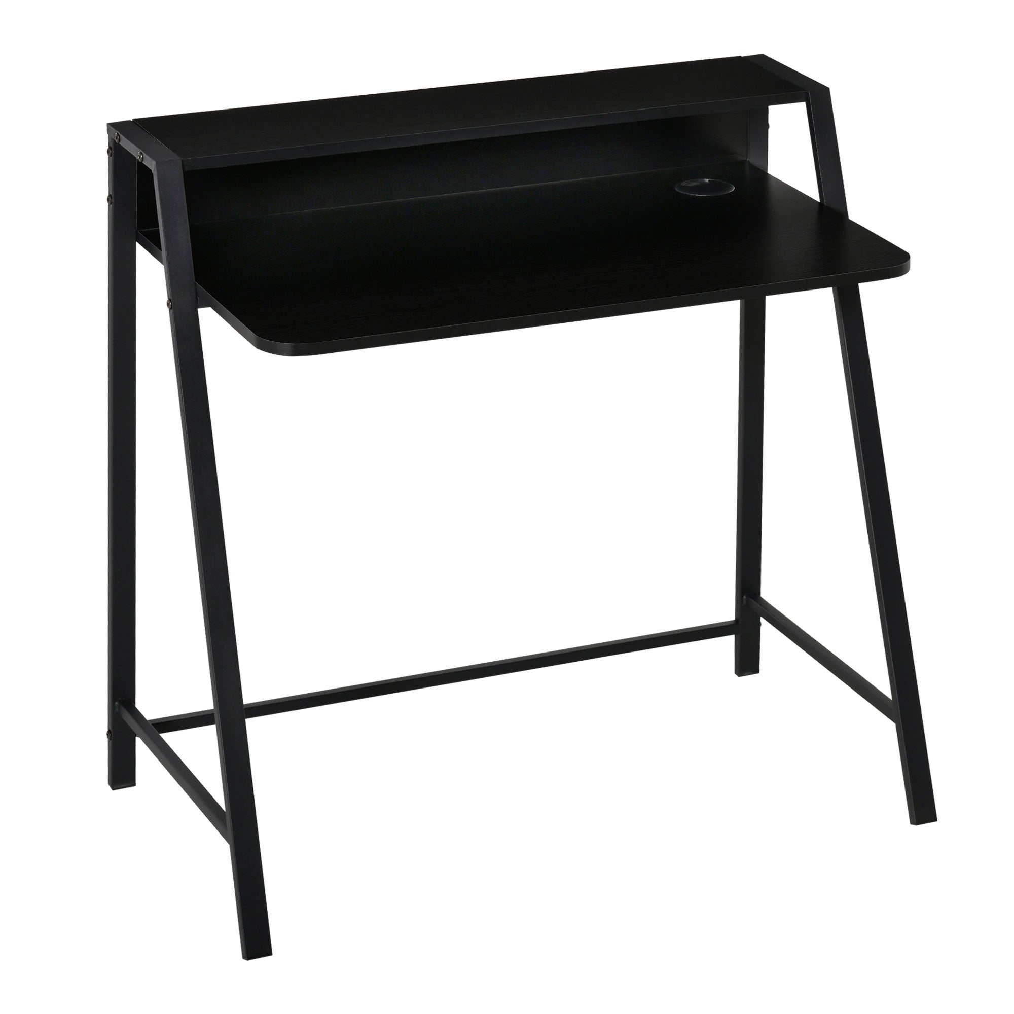 Tietokonepöytä / Työpöytä, 84 x 45 x 85 cm, Musta